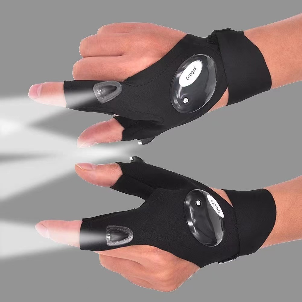 Fingerless Glove LED Flashligh - Spearfishing Glove recensie en prijs
